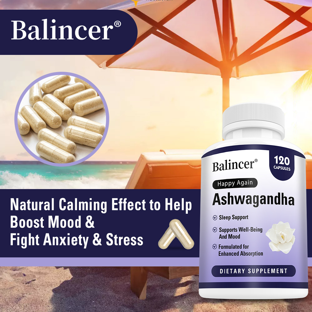 Herbal Wellness For You - Ashwagandha Capsules, Stress Relief, Mood, Focus,