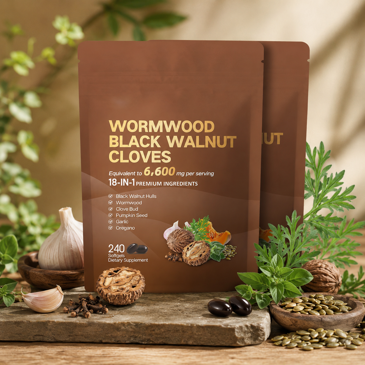 Wormwood Black Walnut Cloves S - Herbal Wellness Blend recensie en prijs