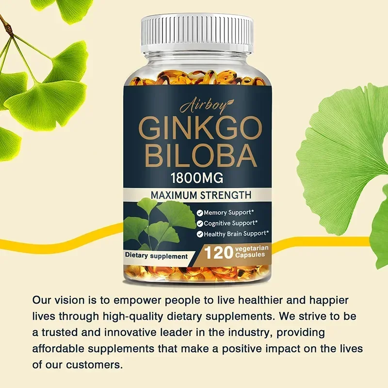 Ginkgo Biloba Supplement - Mem - Ginkgo Biloba Extract recensie en prijs