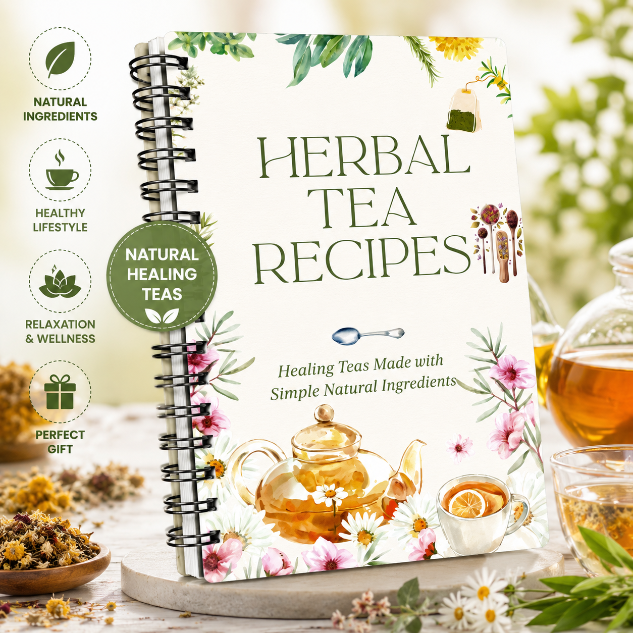 Herbal Tea Recipes Book – Natu - Natural Herbal Wellness recensie en prijs