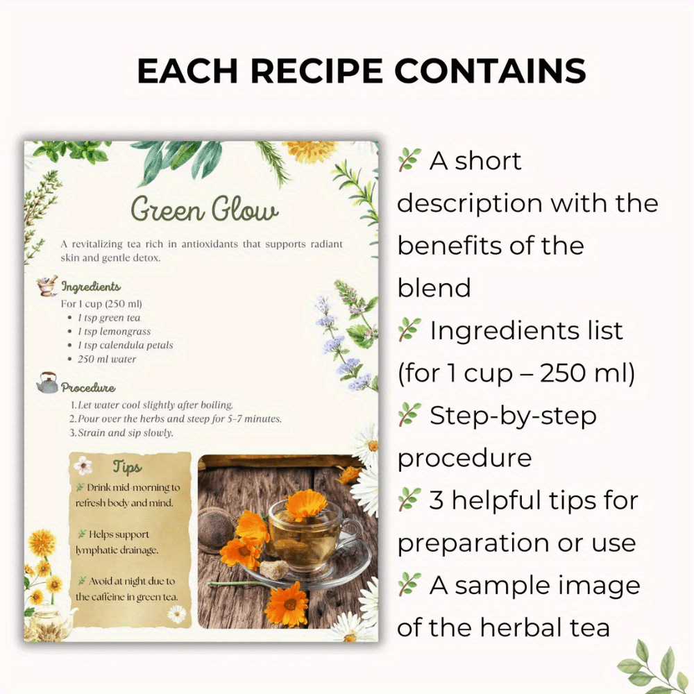 Herbal Tea Recipes Book – Natu - Natural Herbal Wellness recensie en prijs