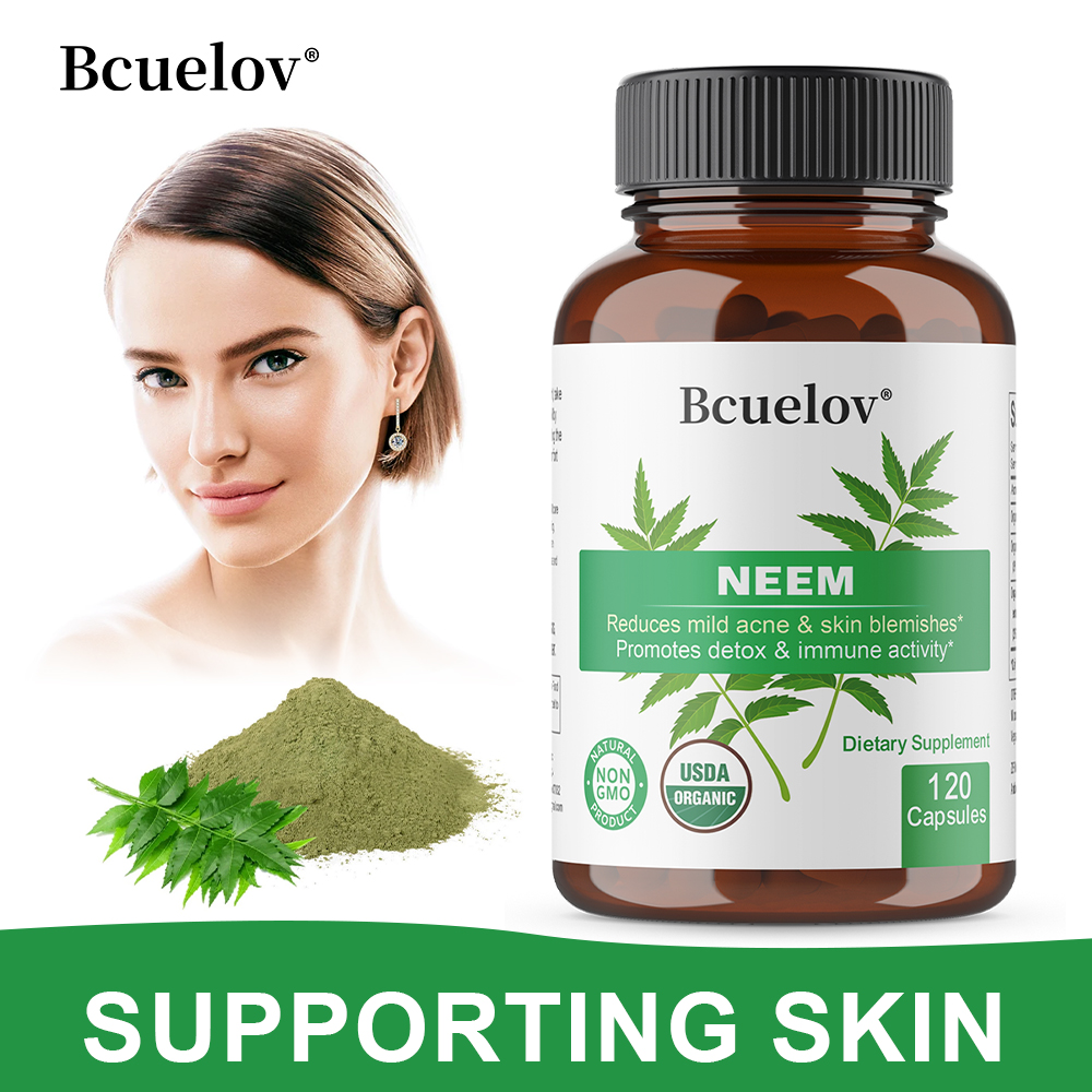 Organic Neem Leaf Capsules, He - Herbal Wellness For You recensie en prijs