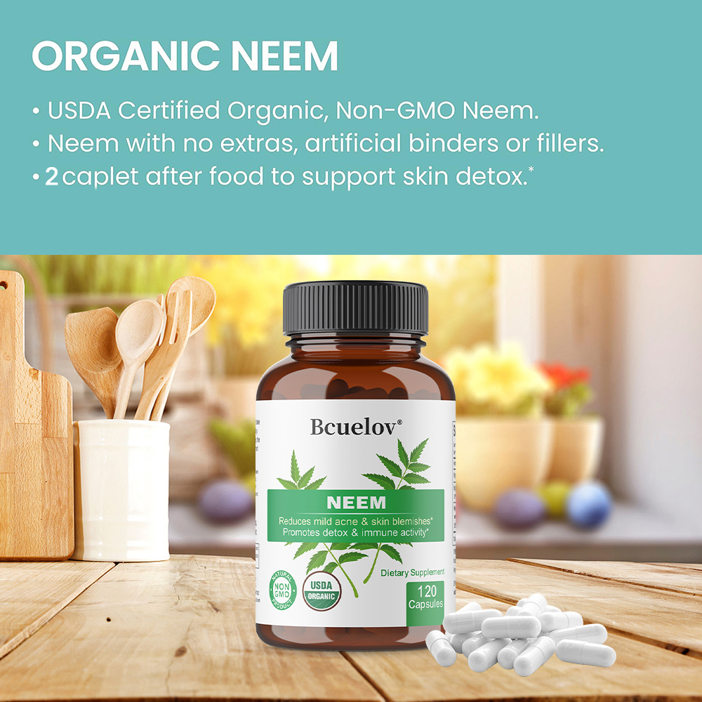 Organic Neem Leaf Capsules, He - Herbal Wellness For You recensie en prijs