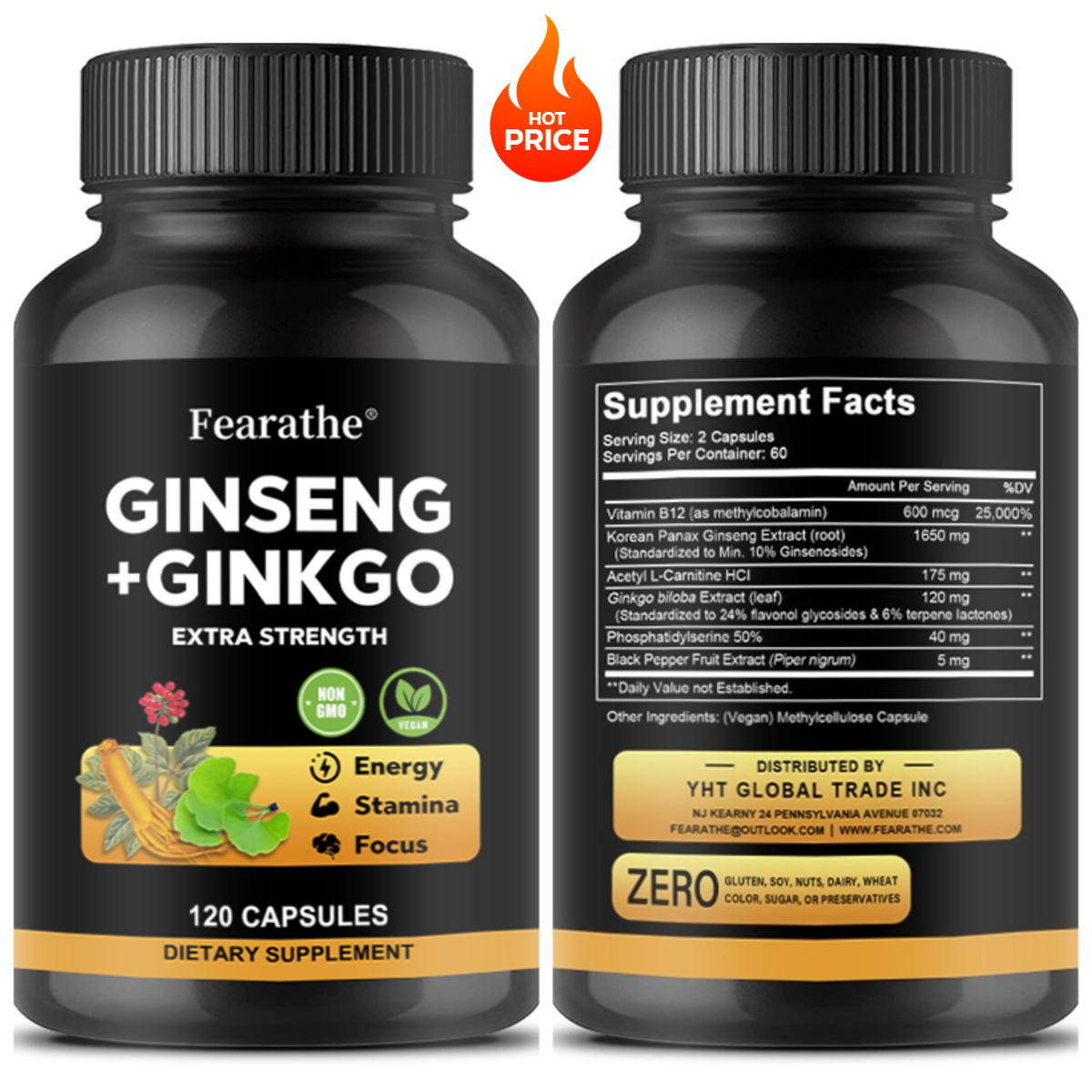 Panax Ginseng + Ginkgo Biloba  - Ginkgo Biloba Extract recensie en prijs