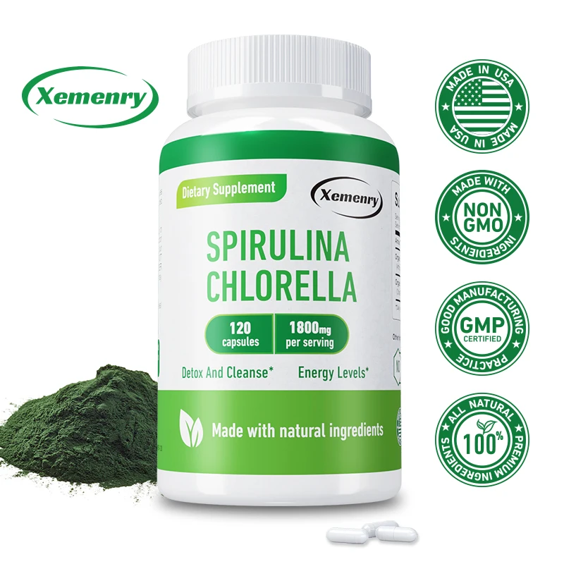 Spirulina Chlorella Capsules - - Herbal Weight recensie en prijs
