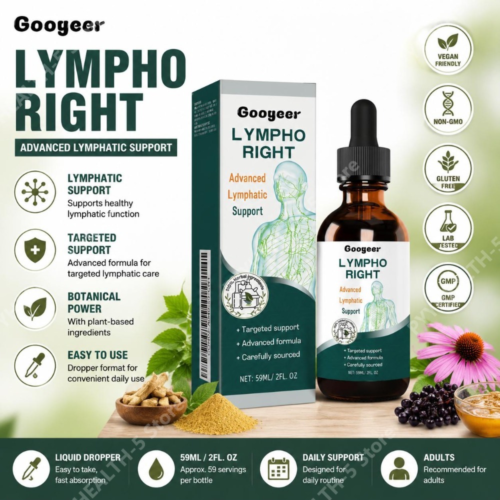 Lymphatic Support Drops 59ml w - Herbal Wellness Blend recensie en prijs