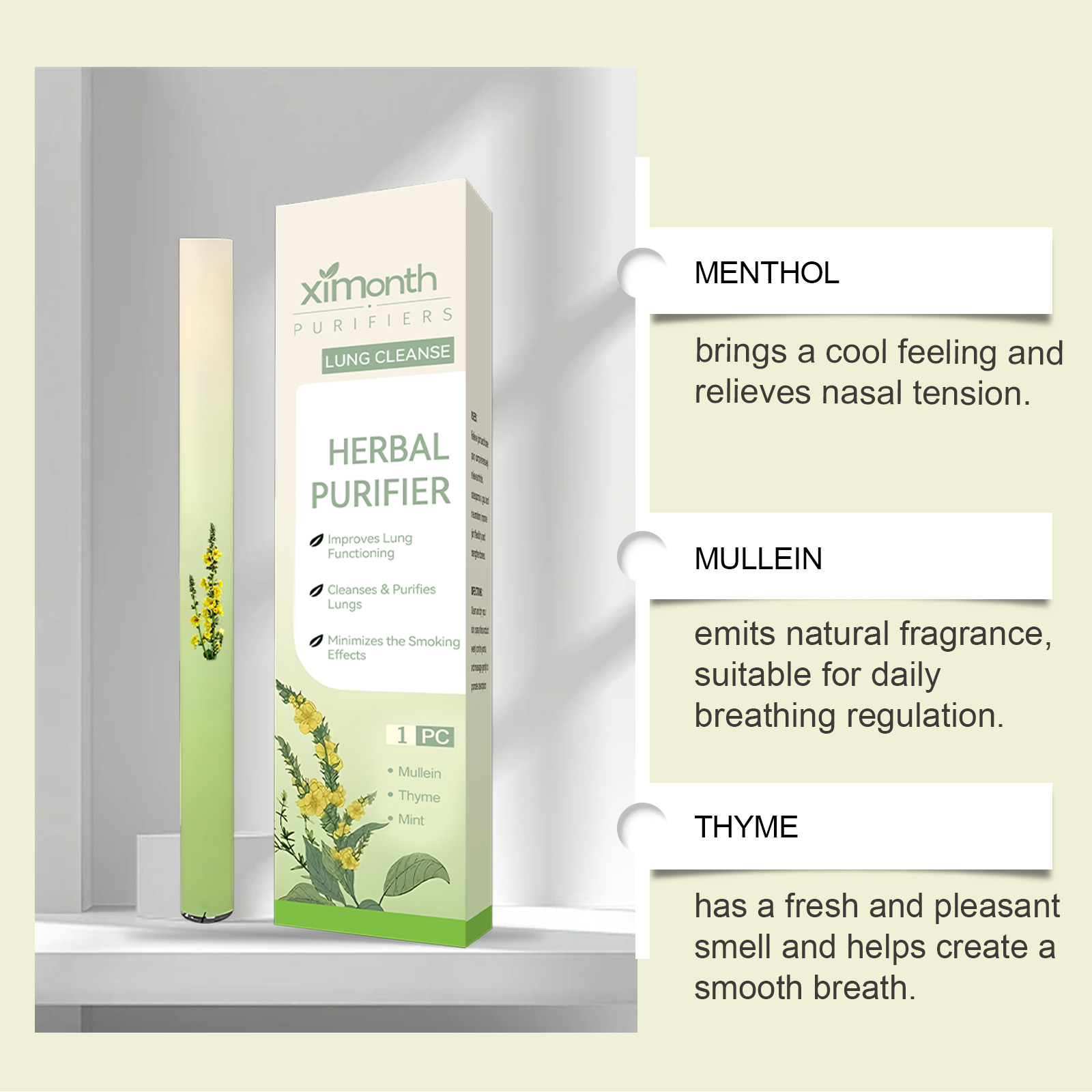 Natural Herbal Breathing Stick - Natural Herbal Wellness recensie en prijs