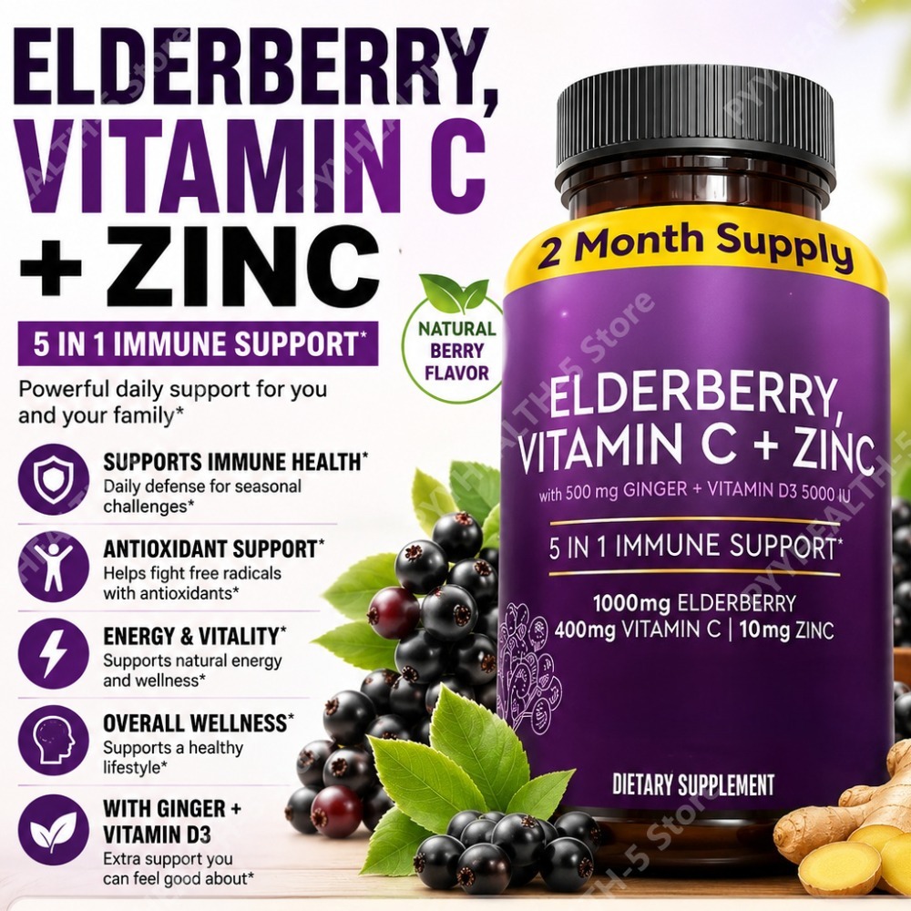 Elderberry Capsules with Vitam - Herbal Wellness Blend recensie en prijs