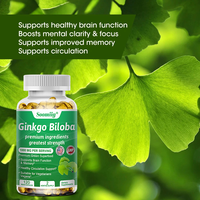 Ginko Biloba Capsules - Brain  - Ginkgo Biloba Extract recensie en prijs