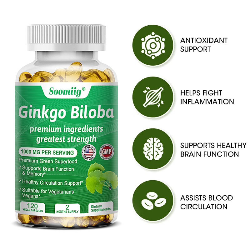 Ginko Biloba Capsules - Brain  - Ginkgo Biloba Extract recensie en prijs