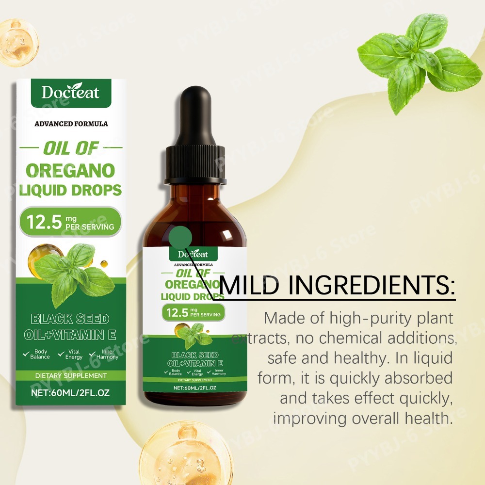 Oregano Oil Liquid Drops 60ml  - Herbal Wellness For You recensie en prijs