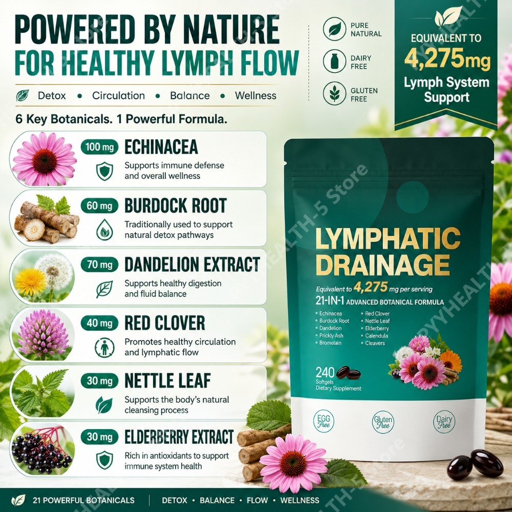 21-in-1 Lymphatic Support Soft - Herbal Wellness Blend recensie en prijs