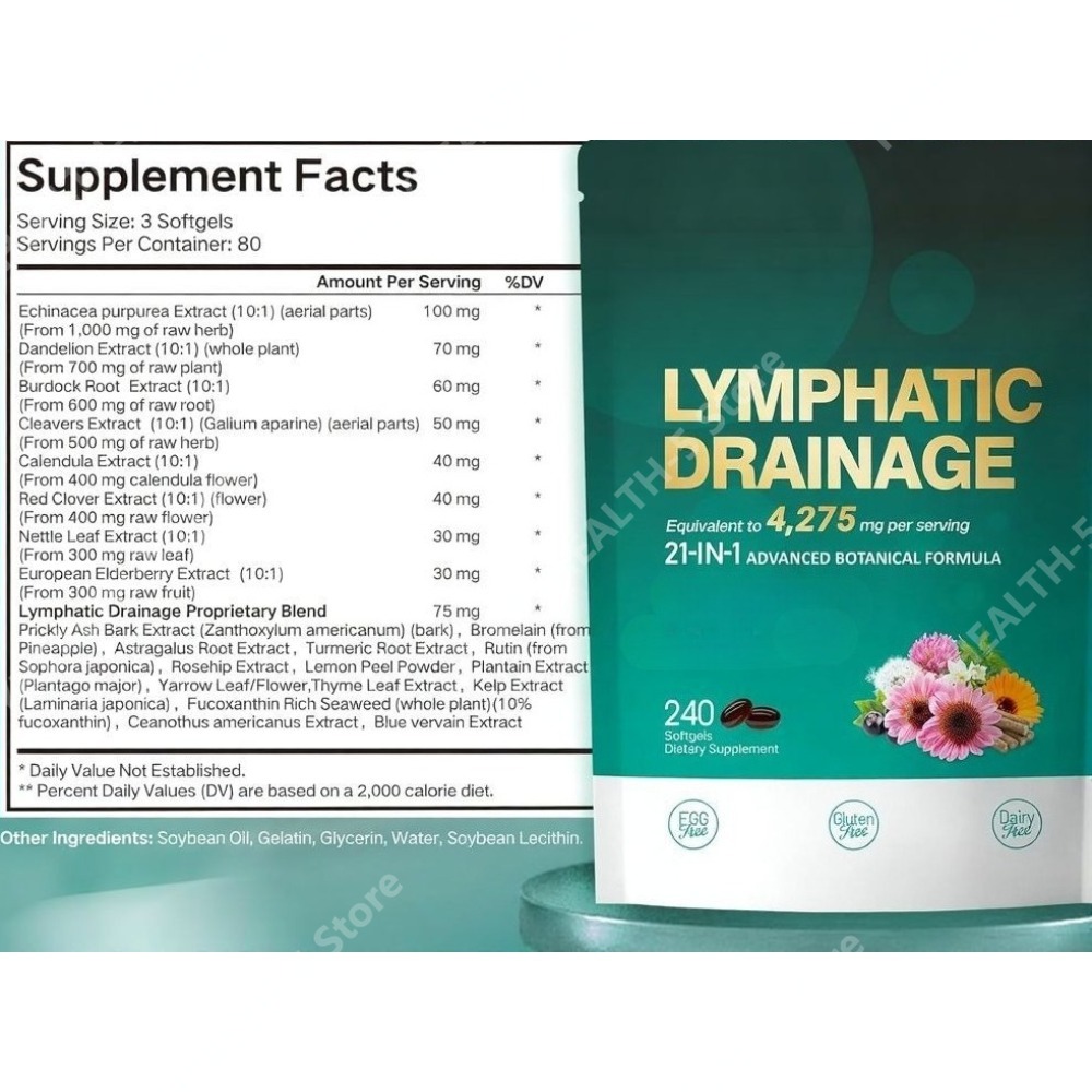 21-in-1 Lymphatic Support Soft - Herbal Wellness Blend recensie en prijs