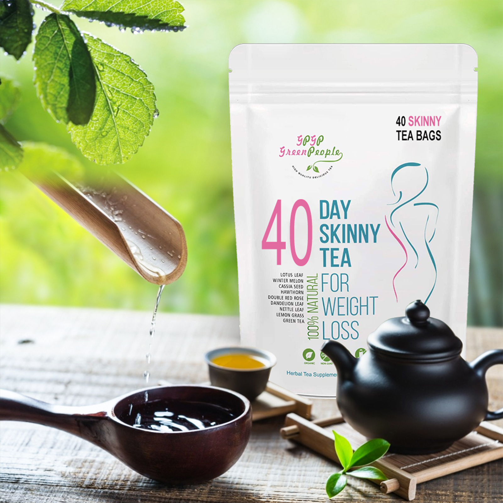 Natural 40 Days Herbal Skinny  - Herbal Weight recensie en prijs
