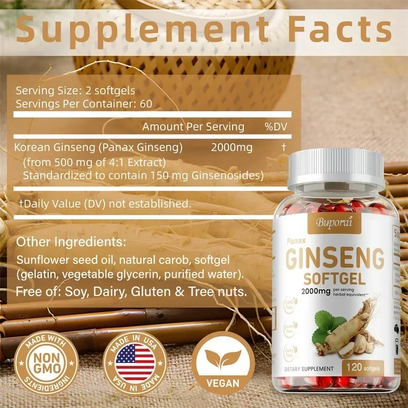 Red Panax Ginseng Capsules - f - Ginkgo Biloba Extract recensie en prijs